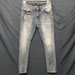 RSQ - Men's medium wash Seattle skinny tapered denim jeans. Size - 30